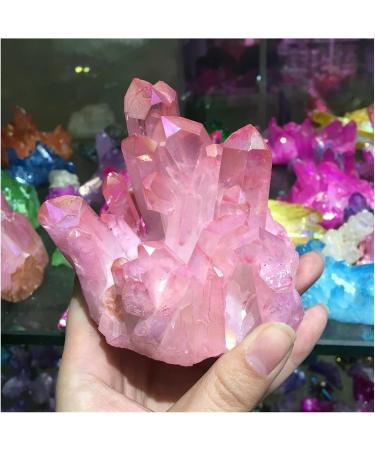 260-320g Rare Beautiful Rose Flame Aura Quartz Crystal Cluster Specimen Crystal Cluster - Buy Online on GoSupps.com