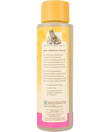 Burt's Bees Natural Hypoallergenic Dog Shampoo with Shea Butter and Honey - 16oz | For All Dogs and Puppies with Dry or Sensitive Skin | Made in USA - Buy Online on GoSupps.com