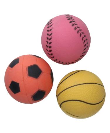 Rosewood 3PK RUBBER BALLS