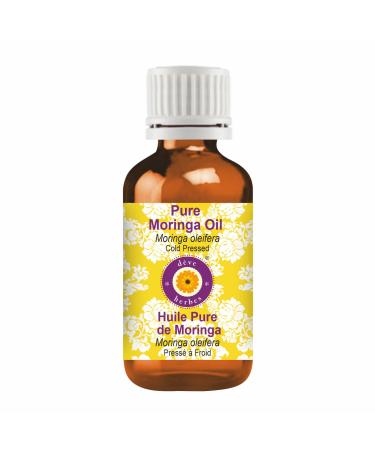d ve herbes Pure Moringa Oil (Moringa oleifera) Cold Pressed 50ml (1.69 oz) 1.69 Fl Oz (Pack of 1)