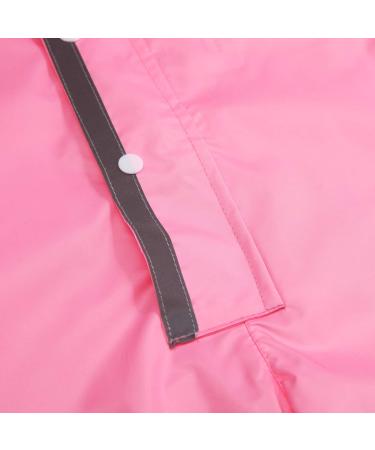 Kids Button Rain Suit | Waterproof Hooded Raincoat Jumpsuit 7-9Y | Pink Rabbit - Buy Online on GoSupps.com