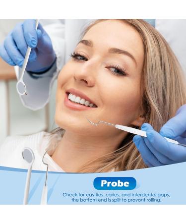 TrelaCo 50 Sets Disposable Dental Tools - Dental Picks Mirror & Explorer for Professional Teeth Cleaning - Buy Online on GoSupps.com