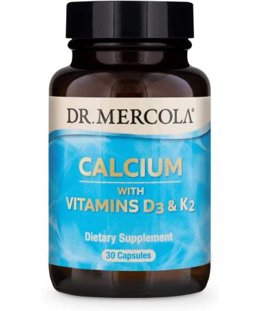 Dr. Mercola Magnesium L-Threonate & Calcium with D3 & K2 30 Servings - Bone Health Dietary Supplement | Non-GMO - Buy Online on GoSupps.com