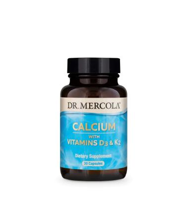 Dr. Mercola Calcium with Vitamins D3 & K2 30 Capsules