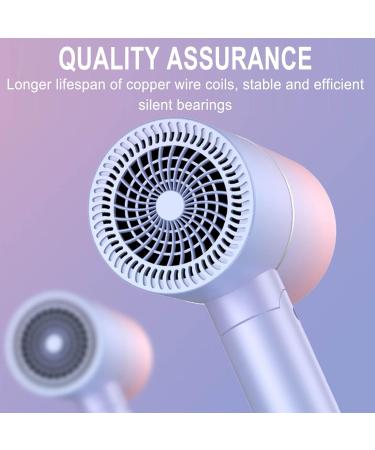 Ionic Hair Dryer - Blue Light Hair Care Gradient Hair Dryer Electric Hair Dryer Household Constant Temperature Cold and Hot Silent Hair Dryer - Fashion Lightweight Portable Travel Hairdryer - Buy Online on GoSupps.com