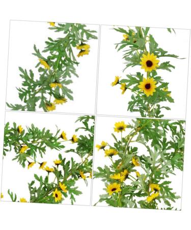 Zerodeko 1 Pc Sunflower Vine Artificial Sunflower Simulation Sunflower Exquisite Simulation Flower Vine Tree Hanging Decor Beautiful Faux Sunflower Plant Vine Garland Banquet Silk Cloth - Buy Online on GoSupps.com