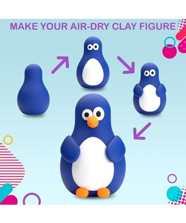 36 Colors Air Dry Clay Kit for Kids with Tools, Tutorials - Soft & Ultra Light Modeling Clay Set - Buy Online on GoSupps.com