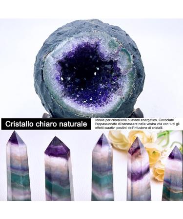 HINATAA Crystal Water Bottle | Detachable 550ml Healing Natural Quartz Bottle | Colorful & Stylish Eco-Friendly Drinkware - Buy Online on GoSupps.com