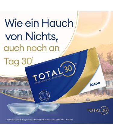 Buy TOTAL30 Monthly Soft Contact Lenses - 3 Pieces BC 8.4mm DIA 14.2mm -1.50 Diopters - International Shipping Available - Buy Online on GoSupps.com