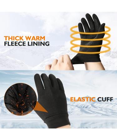 WESKOS Lightweight Running Gloves - Touch Screen, Windproof Thermal Gloves for Men and Women - Ideal for Hiking, Cycling, and Sports - Soft Fleece Lining - Size Large - Buy Online on GoSupps.com