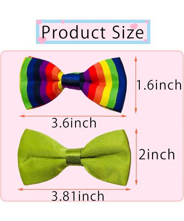 JpGdn 10pcs Small Dogs Collar Attachment Bows Ties for Puppies Cats Birthday Party Adjustable Bowties Sliding Bows Neckties Grooming Accessories Costumes Wedding 10pcs dog collar - Buy Online on GoSupps.com