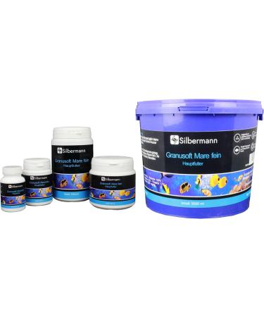 Silbermann Granusoft Mare - Main Food for Saltwater Fish Fine or Coarse (250 ML Fine) - Buy Online on GoSupps.com
