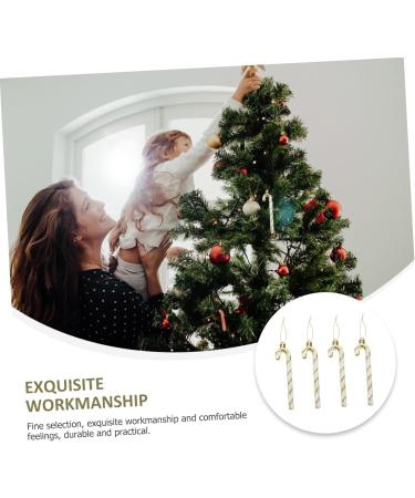 Cabilock Artificial Garland 18 Pcs Crutch Pendant Children s Toys Christmas Hanging Ornaments Candy Crutch Christmas Pendant Set - Buy Online on GoSupps.com