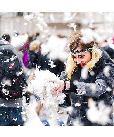 HaiMay 450 White Feathers for Craft Wedding & Party Decor 3-5 inches - Home Decorations - Buy Online on GoSupps.com