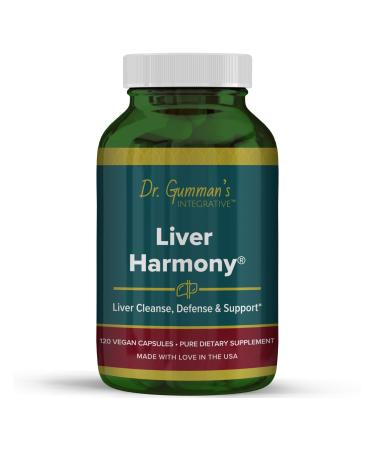 Liver Harmony Dr. Gumman s Integrative Clinical Grade - Advanced - Comprehensive - Liver & Gallbladder Support* Formula Triperine Enhanced 120 Vegan Capsules Made in USA