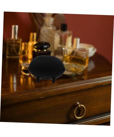 DOITOOL Beauty Egg Storage Powder Puff Holder - Travel Size 7.5x5cm - Stylish Black Organizer for Makeup - Buy Online on GoSupps.com