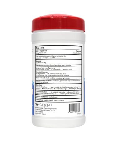 Pharma-C-Wipes 70% Isopropyl Alcohol First Aid Wipes - Pack of 100 - Buy Online on GoSupps.com