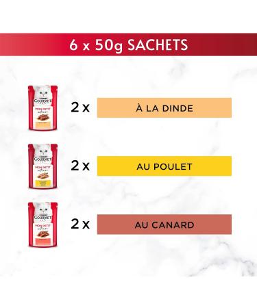 GOURMET MY LITTLE Poultry 6x50g - Buy Online on GoSupps.com