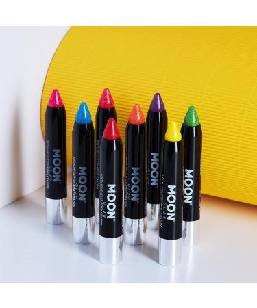 Neon UV Glitter Body Crayon - Hot Pink 3.5g Single by Moon Glow - Buy Online on GoSupps.com
