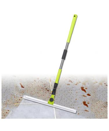 Floor Squeegee for Concrete Floor with 51 Long Handle Silicon Broom Broomi for Concrete Floor Bathroom Tile