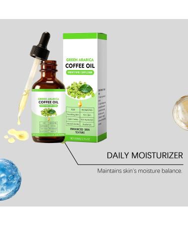  Generisch Coffee Oil for Wrinkles - 60ml - Pure and Natural Green Arabica Coffee Oil for Face Body and Hair - Anti-Puffiness and Firming Coffee Oil - Coffee Oil - Skin Care - Buy Online on GoSupps.com