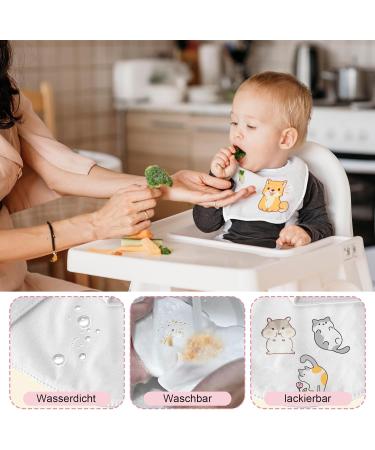 Tigvio Baby Bibs Set - 12 Colorful Customizable Bibs with 24 Textile Pens & 5 Stencils for Baby Showers Gender Reveals & Parties - Buy Online on GoSupps.com