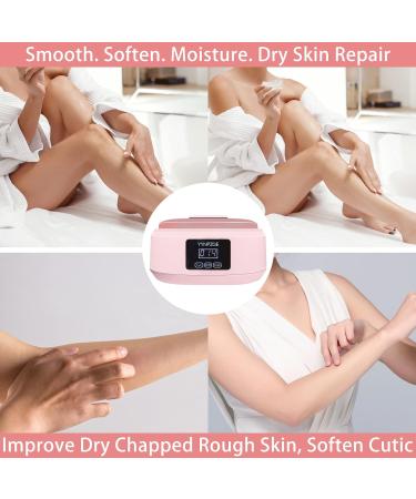 YYNPZQE Paraffin Wax Machine 3500ml Warmer for Hand and Feet Spa Kit - 4 Pack Wax & Tools, Adjustable Temp for Smooth Soft Skin - Pink - Buy Online on GoSupps.com