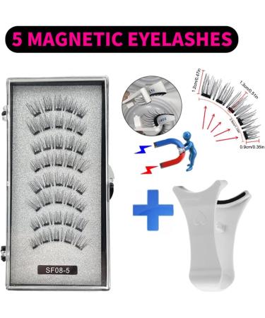 Magnets False Eyelashes | No Glue Needed Magnetic Eye Lashes - Natural Look Reusable Magnetic Lashes Kit Fake Eyelashes Kit for Bigger and Brighter Eyes Stunning Look - Buy Online on GoSupps.com