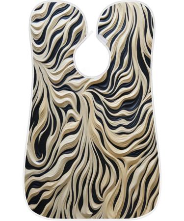 Animal Stripes Beard Bib Apron - Perfect Beard Hair Catcher for Men | Ideal Father's Day & Christmas Gift for Dads & Husbands - Buy Online on GoSupps.com