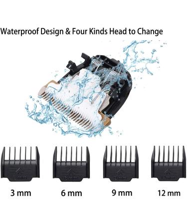 Low Noise Rechargeable Pet Grooming Kit - Electric Clippers for Dogs, Cats & Pets - Cordless, Quiet, Trimmers for Thick Coats - Gold - Buy Online on GoSupps.com