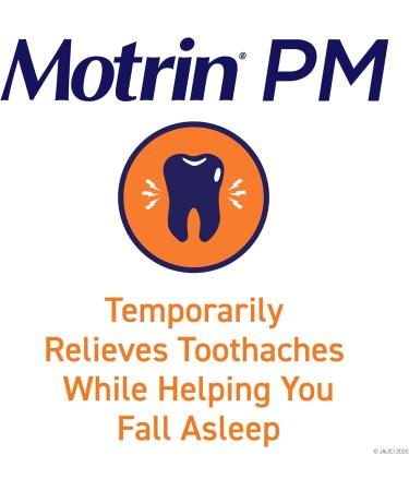 Motrin PM Pain Relief Caplets with 200 mg Ibuprofen & 38 mg Diphenhydramine Sleep Aid Nighttime Pain Reliever for Minor Aches & Pains Helps You Fall Asleep & Stay Asleep 20 ct - Buy Online on GoSupps.com