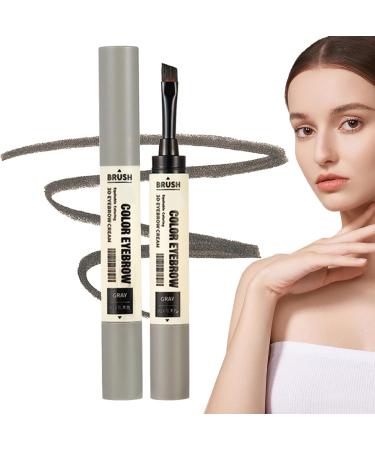 Eyebrow Gel Tint | Eyebrow Mascara Tinted Brow Cream With Brush - Natural Eyebrow Mascara Tinted Brow Cream Double Head Liquid Eyebrow Pencil All Day Hold Lambo Black - Buy Online on GoSupps.com