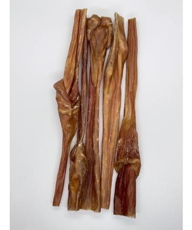 Bullsters Dog Treats Chews Bladder Sticks Odour Free All Natural and Dehydrated Beef Bladder No Preservatives No Additives Highly Digestible for Small Medium Large XL Dogs (5 Pack 12") - Buy Online on GoSupps.com