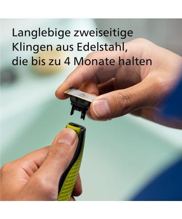Philips OneBlade Face & Body - 5-in-1 Electric Trimmer & Razor for Styling Shaving & Grooming with 2 Blades & Attachments (QP2620/30) - International Shipping Available - Buy Online on GoSupps.com