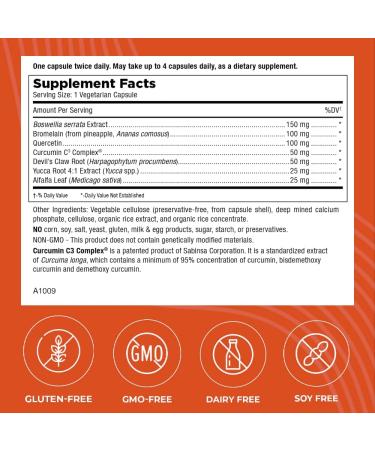 Inflameze Muscle Recovery Supplement with Turmeric and Boswellia Extract - Mt. Angel Vitamins - Buy Online on GoSupps.com