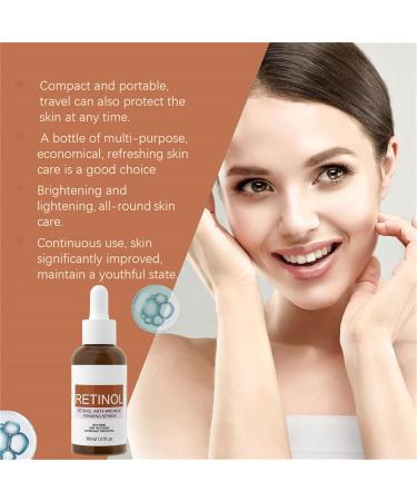 Retinol Anti-Wrinkle Facial Serum Concentrate Improves Skin s Elasticity & Tone and Minimizes Appearance of Fine Lines & Wrinkles Look Younger With The Age-Defying Power Of Retinol (2pc) - Buy Online on GoSupps.com