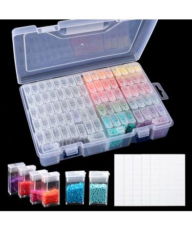 SGHUO 3 Pack15 Grids Large Plastic Storage Box Organizer Box,15  Compartments with Dividers for Tackle Box,Beads,Washi Tape,Ribbon, Crafts,  Art Supply 10.9X6.5X2.2inch