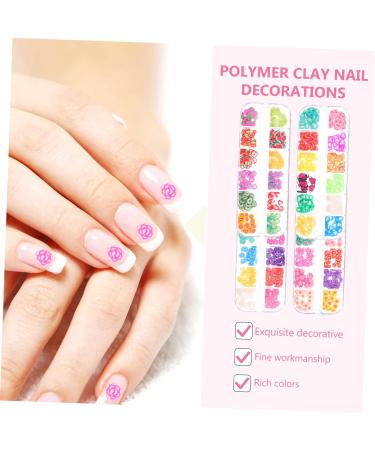 FRCOLOR 12 Boxes Nail Art Nail Biter Stop Nail Tips Set Manicure Set Nail Art Set Mobile Phone Decorative Beads Epoxy Nail Splitters Beading Polymer Clay - Buy Online on GoSupps.com