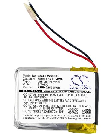 Replacement Battery for Golf Buddy WT3 GPS Watch AEE622530P6H - 550mAh | International Shipping Available - Buy Online on GoSupps.com