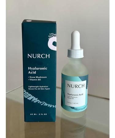 Pure Hyaluronic Acid Serum with Snow Mushroom & Vitamin B5 - Vegan Fragrance-Free Hydrating Moisturizer for Dry Skin | 2 Oz - Buy Online on GoSupps.com