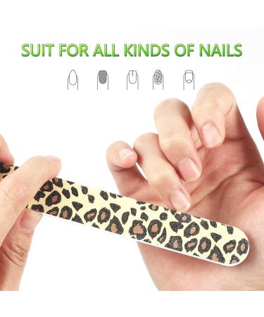 YIMICOO 12PCS 150/150 Grit Nail Files Professional Double Sided Emery Boards for Natural and Acrylic Nails - Buy Online on GoSupps.com