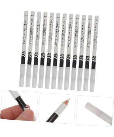 HAPINARY 12pcs Lying Silkworm Eyeliner White Eyeliner Eyebrow Pen Glitter Highlighter Pens Eye Cosmetics Wood - Buy Online on GoSupps.com