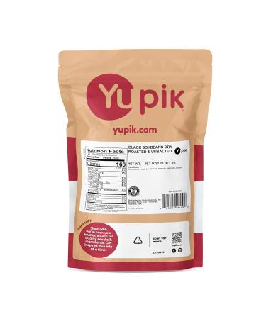 Yupik Dry Roasted Unsalted Black Soya Beans 2.2 lb - Premium Quality Soybeans - Buy Online on GoSupps.com
