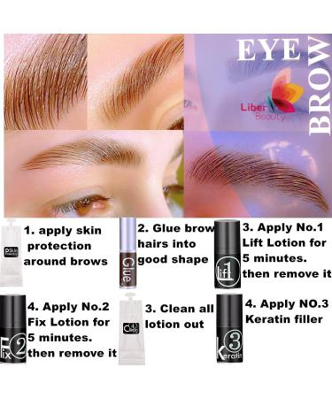 Lash Lift Brow Lamination Kit - DIY Eyelash & Eyebrow Perming at Home or Salon - 6 Weeks of Voluminous Eyes - 15 Applications - 10ml Airless Pump - Buy Online on GoSupps.com