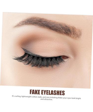 Beavorty 5 Pair 3d flexible false lashes luxury false eyelashes fakes eyelash magnetic false strip eyelashes magnetic eyelashes natural look extension false eyelashes Curly - Buy Online on GoSupps.com