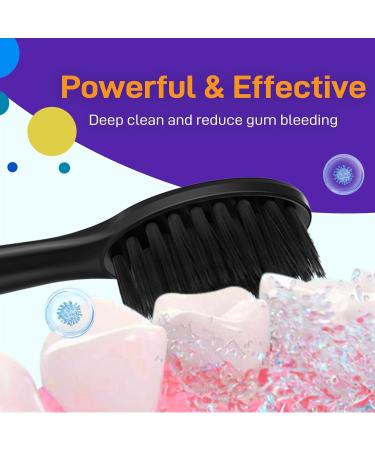 Toothbrush Replacement Heads for Burst Sonic Electric Toothbrush - Soft Bristles for Deep Cleaning & Teeth Whitening - Black - Buy Online on GoSupps.com