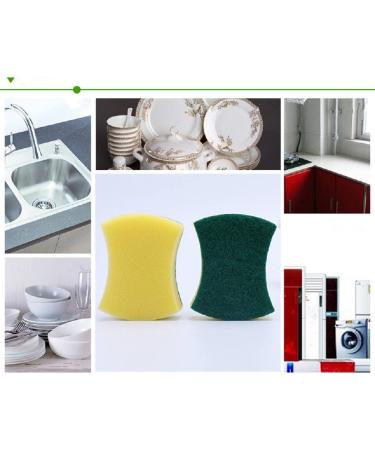 Kitchen Cleaning Sponge Eco Non-Scratch | Dish Scrub Sponge (24 Pack) - Buy Online on GoSupps.com