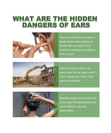 Ear Health Care Drops 20ml for Inner Ear Obstruction, Tinnitus & Discomfort - White Teeth Grills, One Size - Buy Online on GoSupps.com