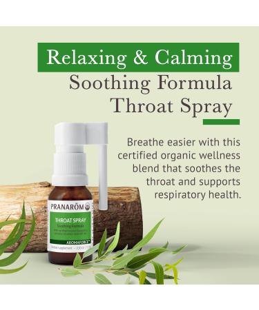 Pranarom Pure Essential Oil Aromaforce Throat Spray - Soothing Citrus Eucalyptus Oregano & Lemon | 15ml - International Shipping - Buy Online on GoSupps.com