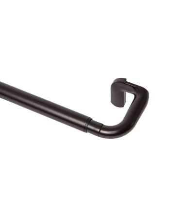 Umbra Twilight Black Out Window Curtain Rod 28 to 48 Wrap Around Adjustable Curtain Rod for Blackout Curtains Bronze 28 to 48-Inch Bronze